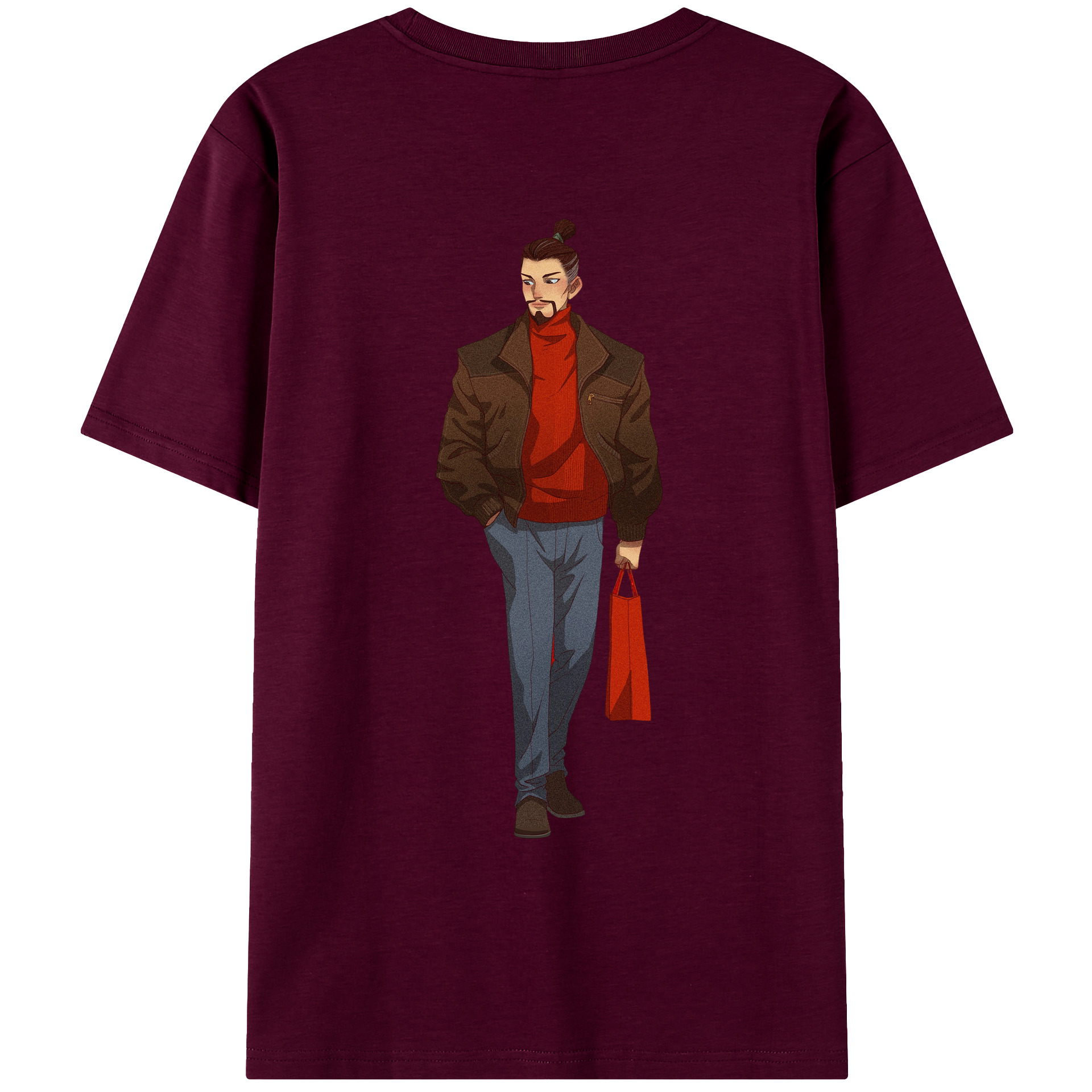 （画像用） Ne Zha 2 ナタ 魔童の大暴れ レディース半袖Tシャツ(バックプリント)